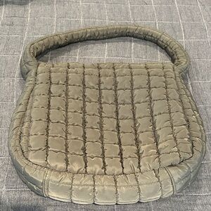 Quilted Dark Sage Green Women's Bag